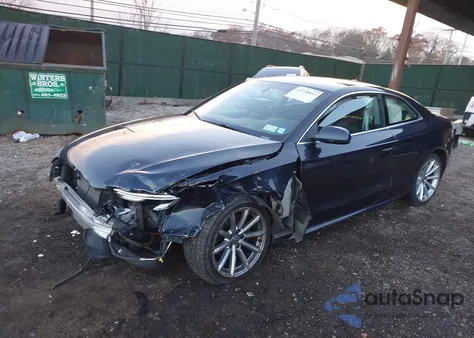 2016 Audi A5 2.0T Premium z USA, uszkodzony, nr VIN WAUM2AFR4GA004657